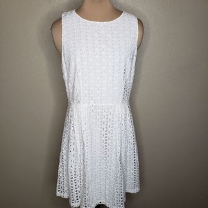CeCe White Lace Dress Size 10